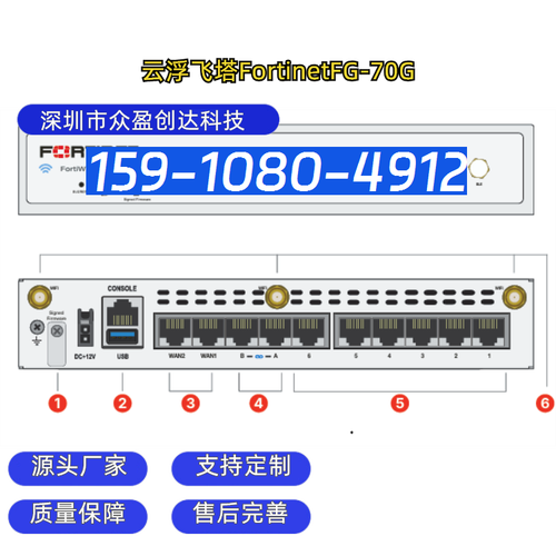 飞塔FG-70G防火墙助力云浮网络安全建设 为“云浮网络”筑牢数字防线